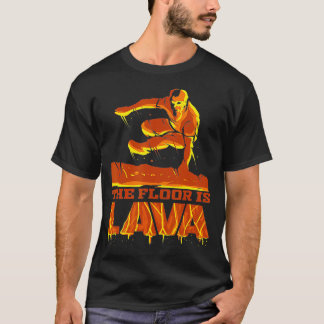 Camiseta Parkour El piso es Lava Freerunning Training Gif