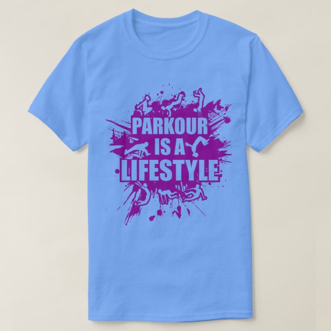 Camiseta Parkour Es Un Regalo De Vida Gratuito (Diseño del anverso)
