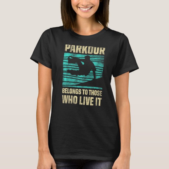 Camiseta Parkour For Parkour Runner Traceur Freestyle Runne (Anverso)