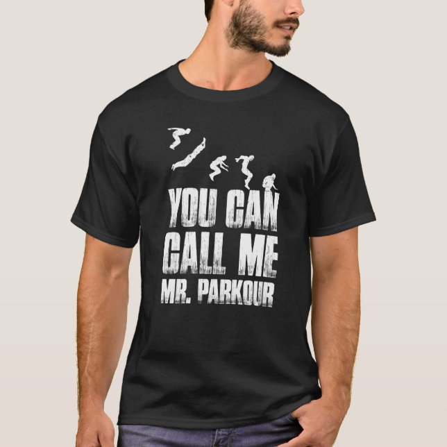 Camiseta Parkour For Parkour Runner Traceur Freestyle Runne (Anverso)