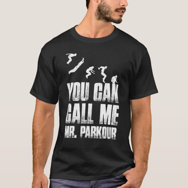 Camiseta Parkour For Parkour Runner Traceur Freestyle Runne (Anverso)