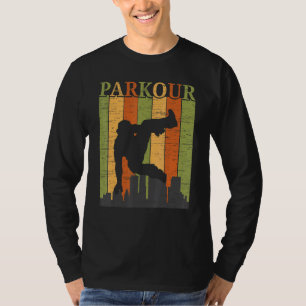 Camiseta Parkour Free Running Traceur Freestyle Extremo Spo