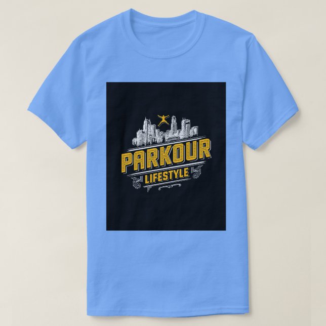 Camiseta Parkour Freerun Freerunning Rooftop Grap Lifestyle (Diseño del anverso)