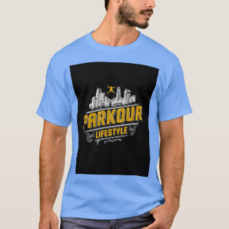 Camiseta Parkour Freerun Freerunning Rooftop Grap Lifestyle