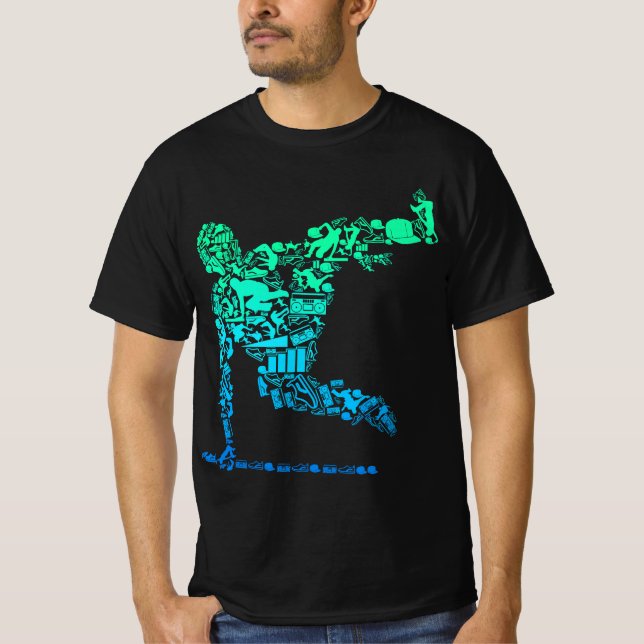 Camiseta Parkour Freerunner Freerunning Traceur Boys Men  (Anverso)