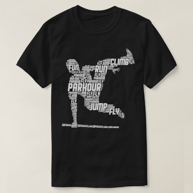 Camiseta Parkour Freerunner Freerunning Traceur Kids Men Bo (Diseño del anverso)