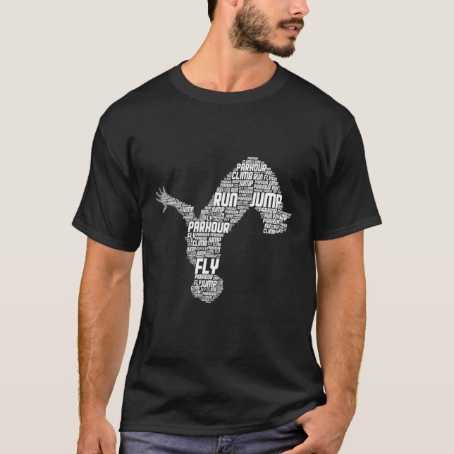 Camiseta Parkour Freerunner Freerunning Traceur Men Kids Bo (Anverso)