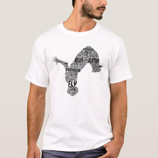Camiseta Parkour Freerunner Traceur Freerunning masculinos
