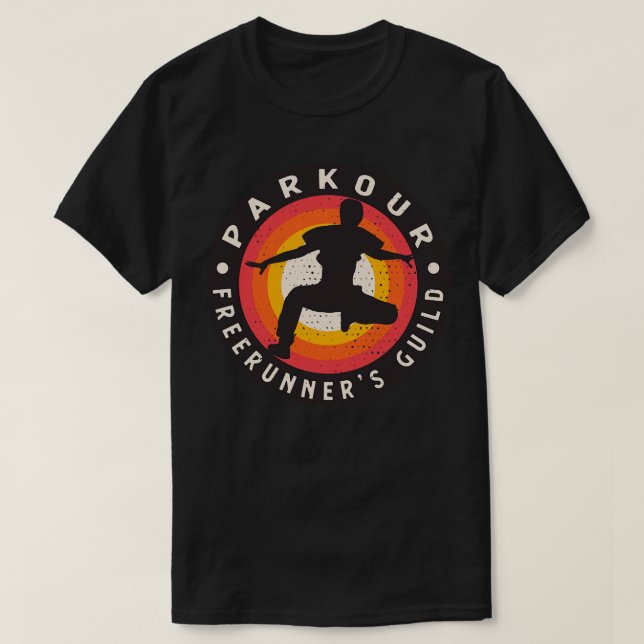 Camiseta Parkour Freerunners Guild Freerunning (Diseño del anverso)