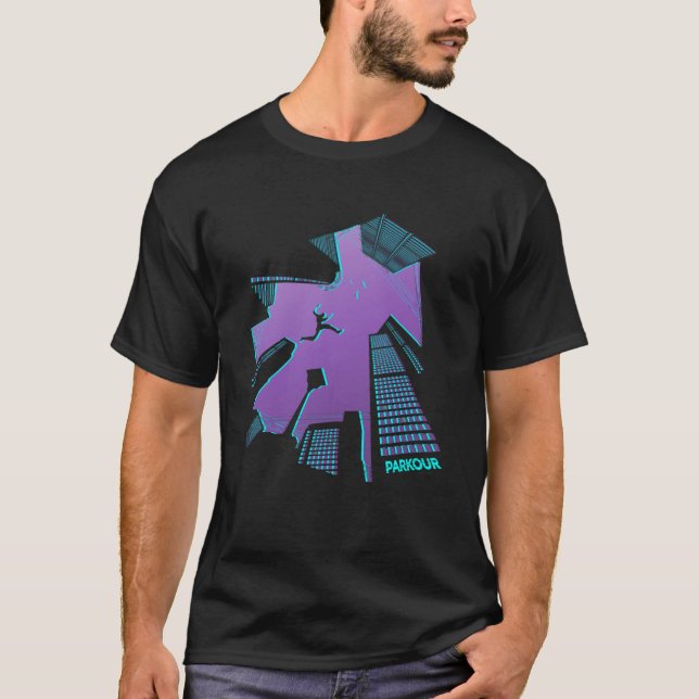 Camiseta Parkour freerunning estilo libre acrobatics extrem (Anverso)