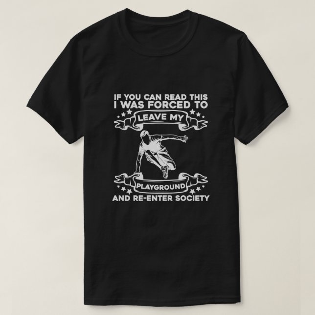Camiseta Parkour Freerunning Free Running 45 (Diseño del anverso)