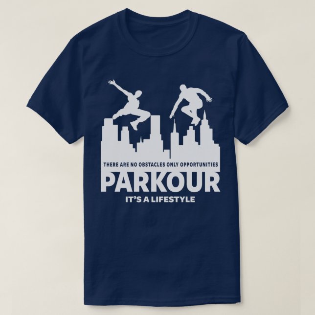 CAMISETA PARKOUR FREERUNNING TRACEUR 2 (Diseño del anverso)