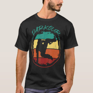 Camiseta Parkour Freestyle corriendo Graffiti