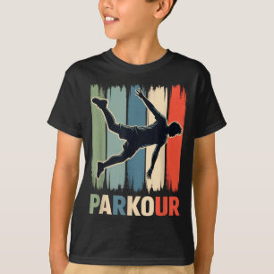 Camiseta Parkour, Gimnasta Urbano, Traceur, Corredor