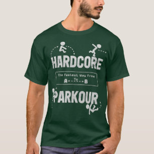 Camiseta Parkour hardcore con StuntPerforming