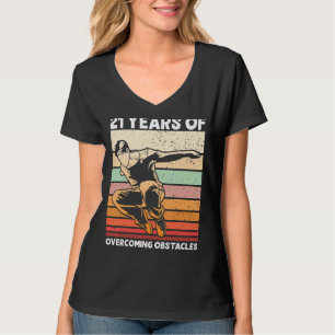 Camiseta Parkour libre 21 cumpleaños niño de 21 años