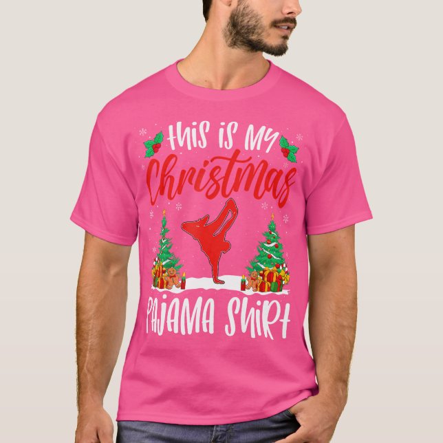 Camiseta Parkour Navidad Freerunning Fiesta (Anverso)