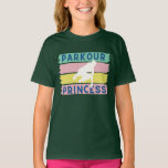 Camiseta Parkour Princess Green<br><div class="desc">Original design for girls created by Valeta85 with the perfect combination of urban style and the thrill of parkour. Highlight your adventurous spirit and enjoy the freedom of movement with this t-shirt.</div>