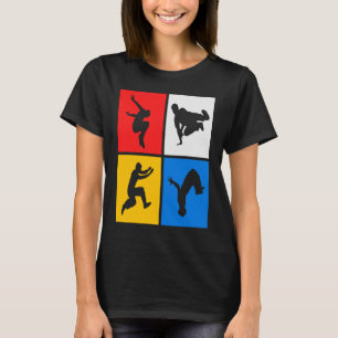 Camiseta Parkour Retro Freerunning Freerunner Jumping