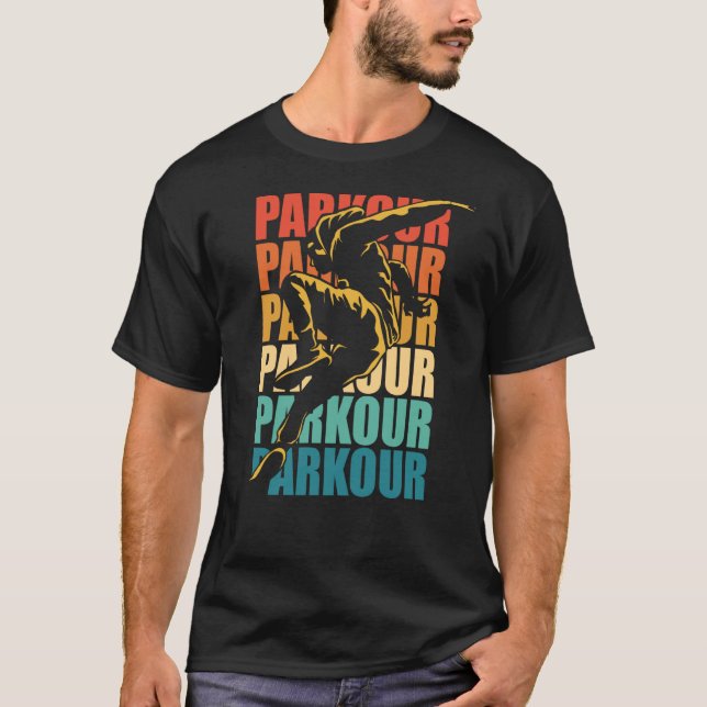 Camiseta Parkour Retro Parkour (Anverso)
