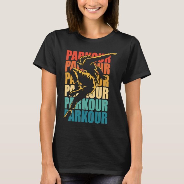 Camiseta Parkour Retro Parkour (Anverso)