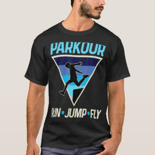 Camiseta Parkour Run Jump Fly Freerunning Parkour
