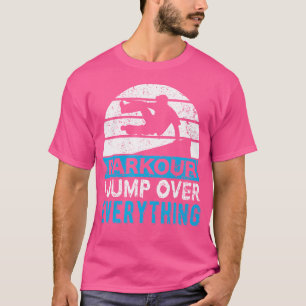 Camiseta Parkour salto sobre todo Freerunning Salto Pa