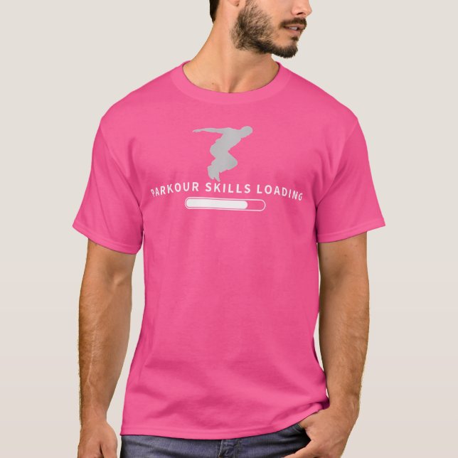 Camiseta Parkour Skills Loading Funny Parkour (Anverso)
