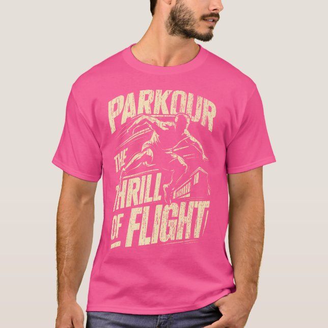 Camiseta Parkour The Thrill Of Flight Parkour (Anverso)