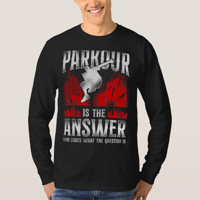 Camiseta Parkour Traceur Vintage Parkour (Anverso)