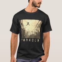 Parkour Urban Free Running Estilo Art Sepia