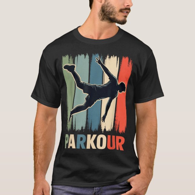 Camiseta Parkour, Urban Gymnast, Traceur, Runner  (Anverso)