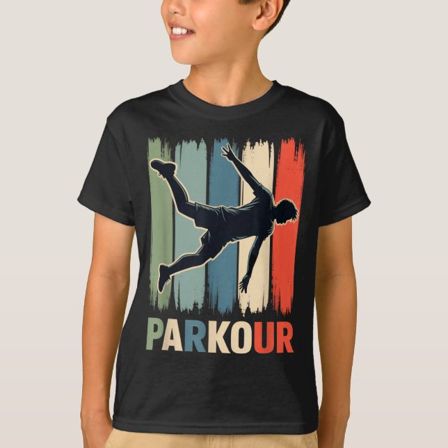 Camiseta Parkour, Urban Gymnast, Traceur, Runner  (Anverso)