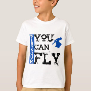 Camiseta Parkour - usted puede volar