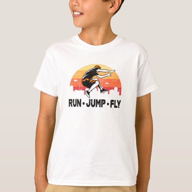 Camiseta Parkour Vintage Freerunner (Anverso)