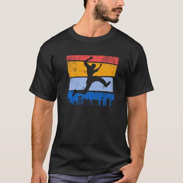 Camiseta Parkour Vintage Freerunner Freerunning (Anverso)