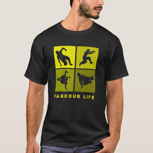 Camiseta ParkourLife running climber Freerunner sports frie (Anverso)