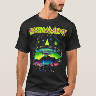Camiseta Parlamentario Funkadelic Retro Mothership Rock Fun