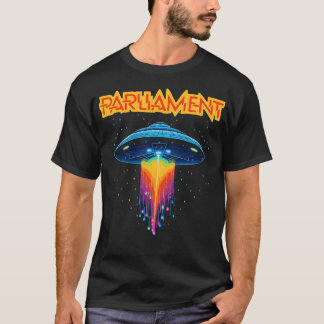 Camiseta Parlamentario Funkadelic Retro Mothership Rock Fun