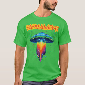 Camiseta Parlamentario Funkadelic Retro Mothership Rock Fun