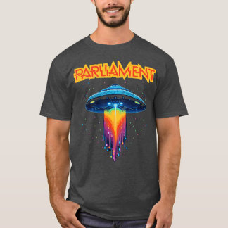 Camiseta Parlamentario Funkadelic Retro Mothership Rock Fun