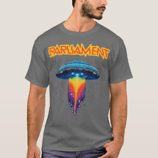 Camiseta Parlamentario Funkadelic Retro Mothership Rock Fun