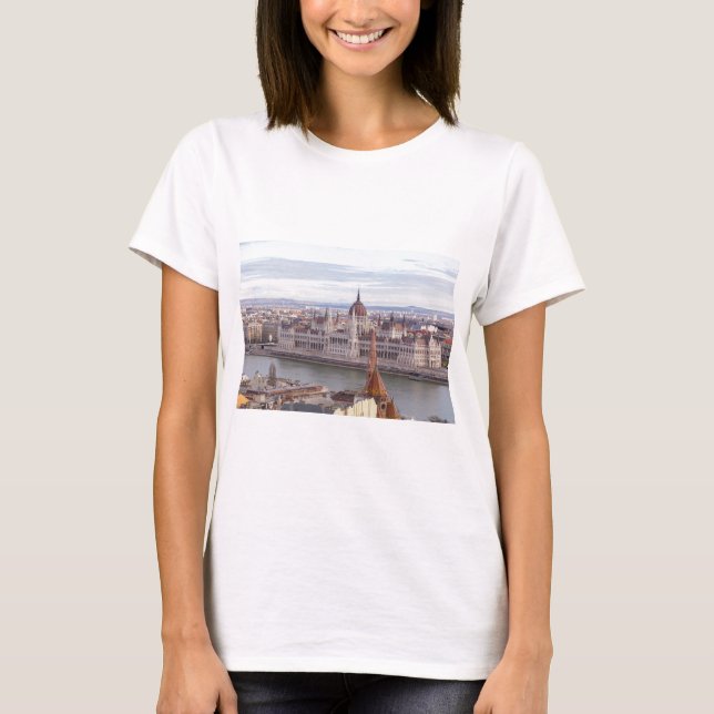 Camiseta Parlamento húngaro Budapest por día (Anverso)