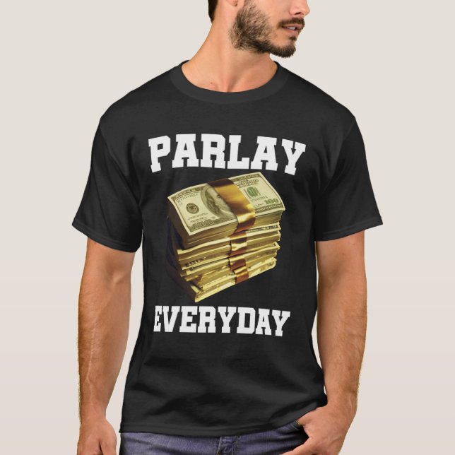 Camiseta Parlay Betting Sports Gambling Odds DFS Over Under (Anverso)
