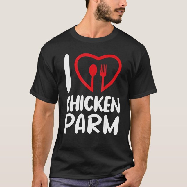 Camiseta Parmesano de pollo Parm Foodie (Anverso)