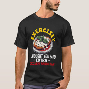 Camiseta Parmesano de pollo Parmigiana Comida italiana Amor
