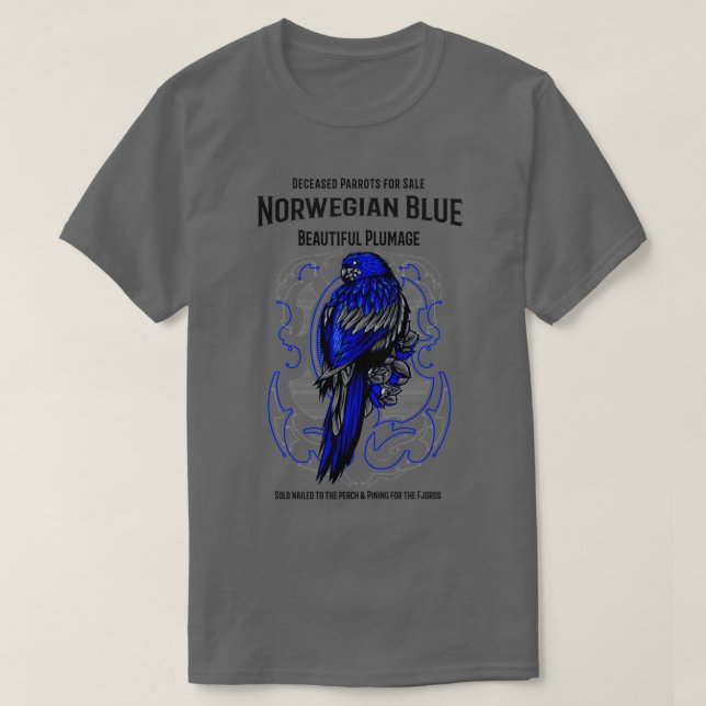 Camiseta Paro azul noruego (Diseño del anverso)