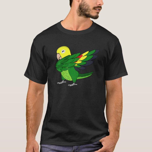 Camiseta Paro Dabbing I Amazon con doble cabeza amarilla (Anverso)