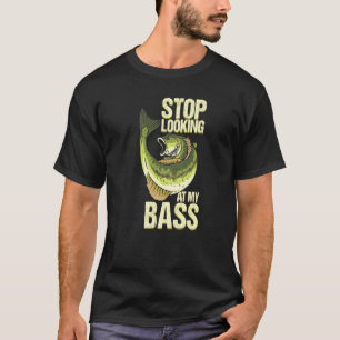 Camiseta Paro De Pesca Gracioso Mirando A Mi Pescador De Ba