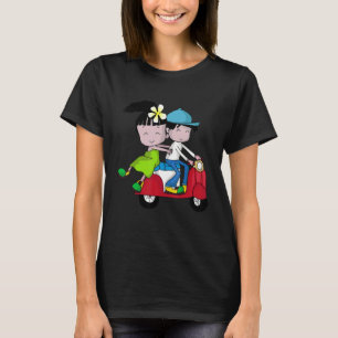 Camiseta Paro de Scooter Moped de Vietnam en Tailandia
